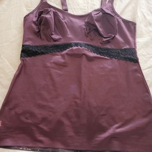 Ruby Ribbon Lace Full Support Cami